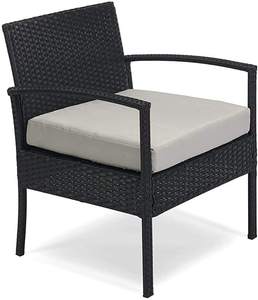 Comercio electrónico Venta caliente Garden Bistro Set Silla de mimbre Muebles de <span class=keywords><strong>exterior</strong></span> <span class=keywords><strong>Patio</strong></span> Conversación Set Balcón Sillón - Product Image 6