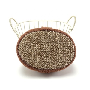 Éponge de bain ovale en jute naturelle en gros pour le soin du corps, éponge exfoliante écologique pour la douche - Product Image 4