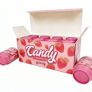 Proveedor de Latas Transparentes para Refrescos, Envase de Plástico de 3.5g con Caja, Etiqueta Holográfica de un Solo Color de 100ml para Dulces - Product Image 3