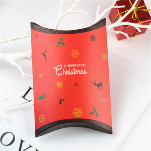 Custom Stock <strong>Christmas</strong> Gift Candy Packaging Pillow <strong>Box</strong> Made from Recycled Materials Elegant Folders Type Folder <strong>Box</strong> - Product Image 5