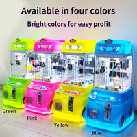 Vente en gros de mini grue d'arcade électronique de luxe pince grue à bonbons saisir peluche poupée jouet consoles de jeu