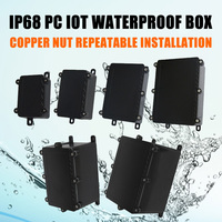 Boîtier de câble d'alimentation électrique extérieur en plastique étanche ip68 boîte de jonction électrique boîte de jonction électrique