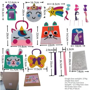 Kit <span class=keywords><strong>de</strong></span> <span class=keywords><strong>couture</strong></span> créatif <span class=keywords><strong>pour</strong></span> enfants, en feutre plastique durable et sac <span class=keywords><strong>de</strong></span> <span class=keywords><strong>couture</strong></span> en tissu, <span class=keywords><strong>cadeau</strong></span> <span class=keywords><strong>de</strong></span> Noël <span class=keywords><strong>pour</strong></span> les passionnés <span class=keywords><strong>de</strong></span> <span class=keywords><strong>couture</strong></span> et <span class=keywords><strong>de</strong></span> tissage - Product Image 2