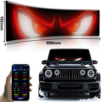 Pantalla LED Flexible para Coche con Bluetooth y APP, Pantalla Publicitaria a Todo Color, Adhesivo Inteligente para Coche, Equipo Publicitario Más Vendido