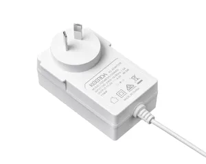 KEERDA siyah Ac Dc tıbbi güç adaptörü 12v 2a adaptörü 24w ab İngiltere Au abd tak usb en iec 60601 güç adaptörü ile