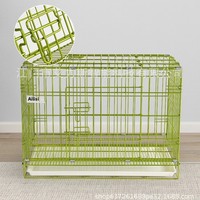 Cage pliable et convertible pour chiens, chats, lapins, oiseaux et pigeons, en fil éurasien épaissi, nano-enduit, sans fermeture, pour intérieur, toutes saisons