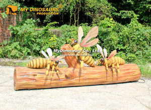 Decoraciones de Insectos para Jardín <span class=keywords><strong>Botánico</strong></span> My Dino, Abeja Animatrónica Grande - Product Image 4