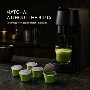 Cápsulas de Matcha OEM ODM Compatibles con Máquinas Nespresso, Dosis Individual, Servicio de Etiqueta Privada, Suministro de Empaque Personalizado - Product Image 3