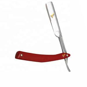 Maquinilla de afeitar de peluquero de borde recto con logotipo personalizado y etiqueta privada con mango acrílico de acero inoxidable para afeitado de cara y cuerpo - Product Image 4