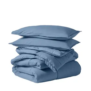 具有竞争力的价格超细纤维被子套装，包括一个被子和两个枕套