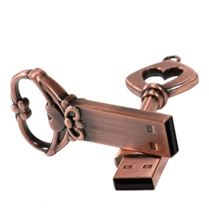 Cobre USB 2,0 Metal <span class=keywords><strong>Flash</strong></span> Drive 128GB Almacenamiento externo Regalo de negocios <span class=keywords><strong>Key</strong></span> Pendrive 64GB 32GB 16GB 8GB 4GB Pen Drive <span class=keywords><strong>Memory</strong></span> Stick - Product Image 6