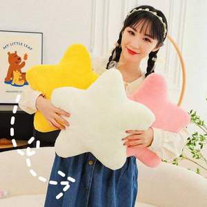 Colorful Plush Star Pillow Soft Decorative Cushion Cute <b>Throw</b> Pillow <b>for</b> Bedroom Sofa <b>Chair</b> Nursery Dorm Room Home Decor - Product Image 2