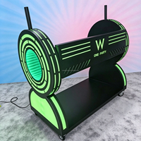 Table DJ LED Lumineuse Personnalisable à Haute Luminosité avec Roues Amovibles pour Soirées, Clubs et Événements (MOQ 1 Unité)