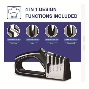 Afilador de Cuchillos Multifuncional Portátil LM LM25458 con Base Antideslizante, Accesorios para el Hogar - Product Image 5