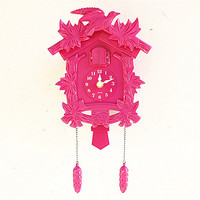 Grande Horloge Murale 3d Vintage Coucou Horloges Salon Cloche Pendule Horloge Murale Montres Décoration Maison Shabby Chic Reloj Cadeau