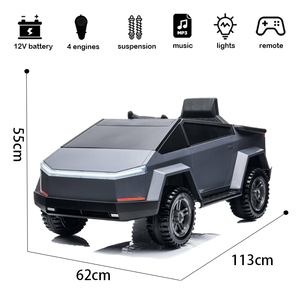 Autos de Juguete para Niños de 12v, Auto Eléctrico con Control Remoto de 2.4g, Luces LED, Recargable, Juguetes para Exteriores para Niños Pequeños de 2 a 5 Años - Product Image 3