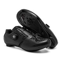 Chaussures de cyclisme sur route unisexes à coupe basse, double boucle rotative, empeigne en cuir perforé, compatibles avec les clips SPD-SL, grandes tailles, OEM