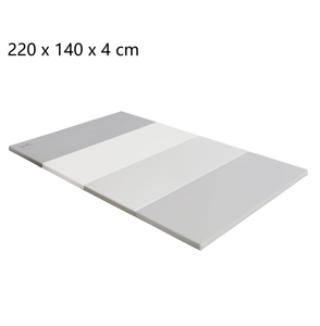 Sinh Thái Màu Sắc Cao Cấp Hàn Quốc PU + PE Gấp Chơi Mat Không Độc Hại Bé Playmat Trẻ Em Có Thể Gập Lại Trọng Lượng Nhẹ Bọt 220X140X4 Cm - Product Image 2