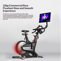 Vélo de spinning d'intérieur commercial EasyRun avec résistance électromagnétique, équipement de fitness domestique intelligent et silencieux, charge maximale de 150 kg