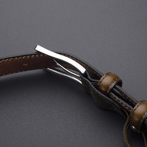 <span class=keywords><strong>Ceinture</strong></span> <span class=keywords><strong>Homme</strong></span> Tendance en <span class=keywords><strong>Cuir</strong></span> Véritable de Vache avec Boucle Ardillon en Alliage, Style Vintage Haut de Gamme, Simple et Décontractée, Vente en Gros Direct Usine - Product Image 4