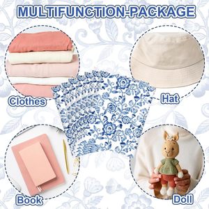 Blue <b>White</b> Floral Poly Mailers 10 x 13 Inch Vintage Flower <b>Envelope</b> Mailers Bulk Chinoiserie Self-Sealing Plastic - Product Image 3