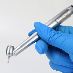 Dental Handpiece 45 Degree Angled High Speed Turbine Single Point Water <b>Spray</b> For Tooth Extraction <b>Silver</b> - Product Image 2