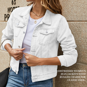 2025 automne et hiver décontracté polyvalent <span class=keywords><strong>veste</strong></span> mode mince revers Denim <span class=keywords><strong>veste</strong></span> mince extérieur Denim cheval <span class=keywords><strong>veste</strong></span> - Product Image 3