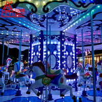 Équipement d'attraction de parc à thème commercial, manège pour enfants personnalisé à vendre, carrousel de 16 places