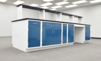 Banc de travail chimique et physique avec armoire, mobilier de laboratoire dentaire, tables de laboratoire pour salle blanche, tests alimentaires, laboratoire pharmaceutique