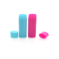 Tubes vides en plastique PP pour rouge à lèvres, baume à lèvres, brillant à lèvres, 4,5 g, ovales, pour emballage cosmétique