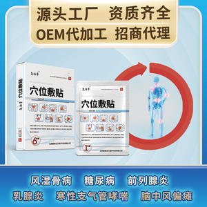 Parche de hierbas medicinales para puntos de acupuntura, 6 parches para próstata, diabetes, reumatismo, enfermedades óseas, compresa térmica - Product Image 4