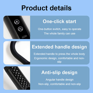 Masajeador de espalda doblada para aliviar el dolor muscular de cuerpo completo <span class=keywords><strong>2025</strong></span>, pistola Facial corporal, martillo de masaje, pistola de masaje de Mano Eléctrica - Product Image 4