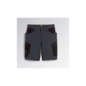 DIADORA UTILITY-702,180795-80001/M Pantalón corto elástico de material mixto con tratamiento de mecha PANTALÓN DE TRABAJO Negro Humo - Product Image 1