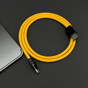 Câble de charge rapide USB-C 120W Chubby 2.0 en silicone souple et durable, <span class=keywords><strong>cordon</strong></span> de chargeur extra épais compatible avec <span class=keywords><strong>iPhone</strong></span> 17 15 - Product Image 1