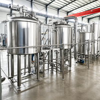 Equipo de Elaboración de Cerveza Automático de 500L 1000L, Fermentador Cónico para Uso Doméstico y Plantas de Producción, Nuevo
