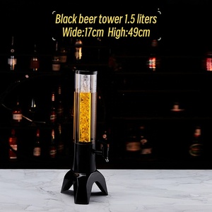 Distributeur <span class=keywords><strong>de</strong></span> <span class=keywords><strong>bière</strong></span> lumineux en forme <span class=keywords><strong>de</strong></span> tour, 3L, en PC transparent <span class=keywords><strong>de</strong></span> qualité alimentaire, portable pour hôtels et événements - Product Image 4