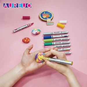 फीनिक्स 12 रंग 2mm मध्यम टिप OEM गैर विषैले प्रीमियम एक्रिलिक स्याही बहु प्रयोजन एक्रिलिक मार्कर सेट - Product Image 4