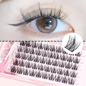 Ultra-Soft 5D <span class=keywords><strong>BabyFan</strong></span> Cils Auto-Adhésif Naturel Petite Perle Faux Cils pour le Maquillage Léger - Product Image 2