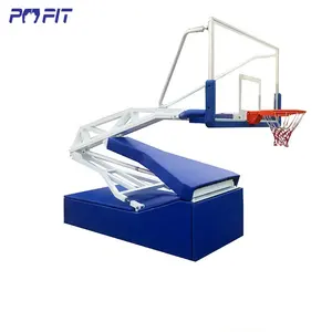 专业FIBA篮球架室内可折叠标准系统可调高度便携式篮球架