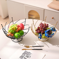 Dekorativer Eiserner Obstkorb mit Drahtgestell für Küche, Obst- und Gemüsehalter