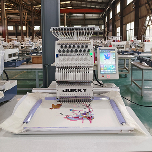 Machine à broder automatique informatisée à tête unique JK1201, machine à broder et à coudre portable pour la maison - Product Image 5