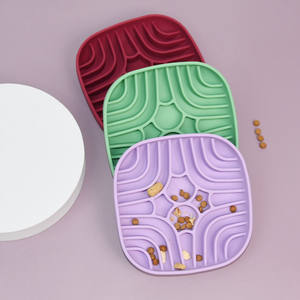 Fabricante de cuencos de silicona para perros, comederos lentos personalizados de silicona sin Bpa, cuenco para perros de alimentación lenta de grado alimenticio, comedero lento para perros - Product Image 2