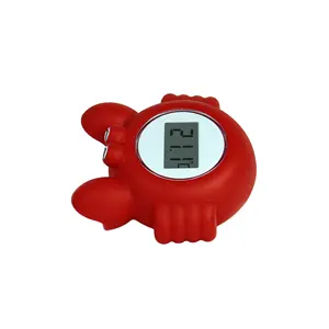 शिशु स्नान फ्लोटिंग खिलौना सुरक्षा तापमान पानी थर्मामीटर क्रब शैली