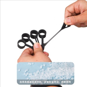 Nouvel entraîneur de doigts en silicone à 5 doigts, dispositif de <span class=keywords><strong>tension</strong></span> du <span class=keywords><strong>poignet</strong></span>, correcteur de tir, dispositif d'aide à la force de préhension - Product Image 6