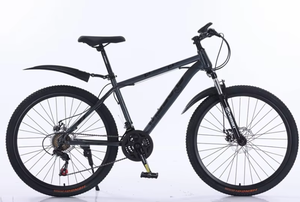 Bicicleta de Montaña Jiahengda Avanzada de 24/26 Pulgadas, Cuadro de Acero al Carbono, Frenos de Disco Dobles, Horquilla de Suspensión con Absorción de Impactos, Variable - Product Image 5