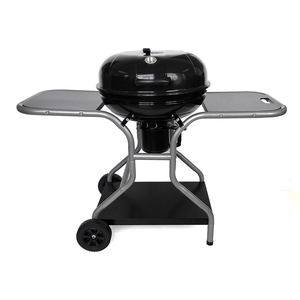 Parrilla y Ahumador <span class=keywords><strong>de</strong></span> <span class=keywords><strong>Carbón</strong></span> <span class=keywords><strong>de</strong></span> Acero Moderno <span class=keywords><strong>de</strong></span> Lujo <span class=keywords><strong>de</strong></span> <span class=keywords><strong>22</strong></span> Pulgadas con Carro, para Exteriores, <span class=keywords><strong>de</strong></span> Combustible Sólido, con Recubrimiento <span class=keywords><strong>de</strong></span> Polvo Negro, Plegable - Product Image 5