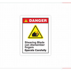 Hand Injury Warning Safety <b>Sticker</b> for Industrial <b>Machines</b> Manufacturing Equipment Workshops and Factory Safety Areas - Product Image 3