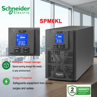 SPM6KL 6kVA Onduleur monophasé en tour prenant en charge une batterie externe, alimentation sans interruption pour les systèmes informatiques et les dispositifs de surveillance