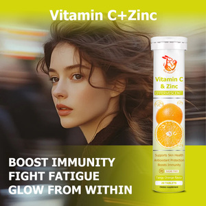Suplementos Herbales al por Mayor de Fábrica, Tabletas de Vitamina C con Zinc, 20 Tabletas, Mantiene la Salud Respiratoria, Tabletas Dietéticas - Product Image 3