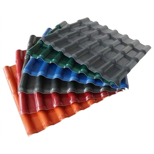 Vente en gros usine de tôles de toiture ondulées en ASA <span class=keywords><strong>PVC</strong></span>, étanches, anti-UV, en résine synthétique, pour usage extérieur (temples, entrepôts) - Product Image 4
